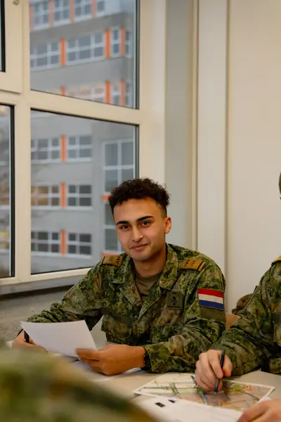 student in uniform